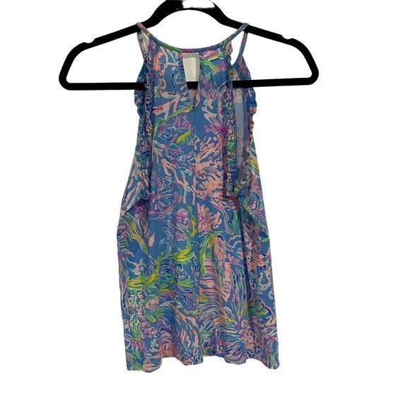 Lilly Pulitzer Alek Halterneck Tank Top‎ - Picture 5 of 8